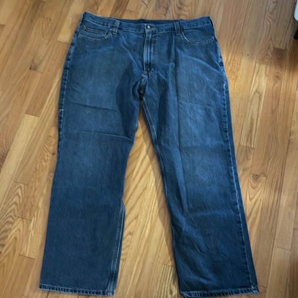 Relaxed Fit Vintage Carhartt Baggy Blue Jeans - Picture 1 of 3